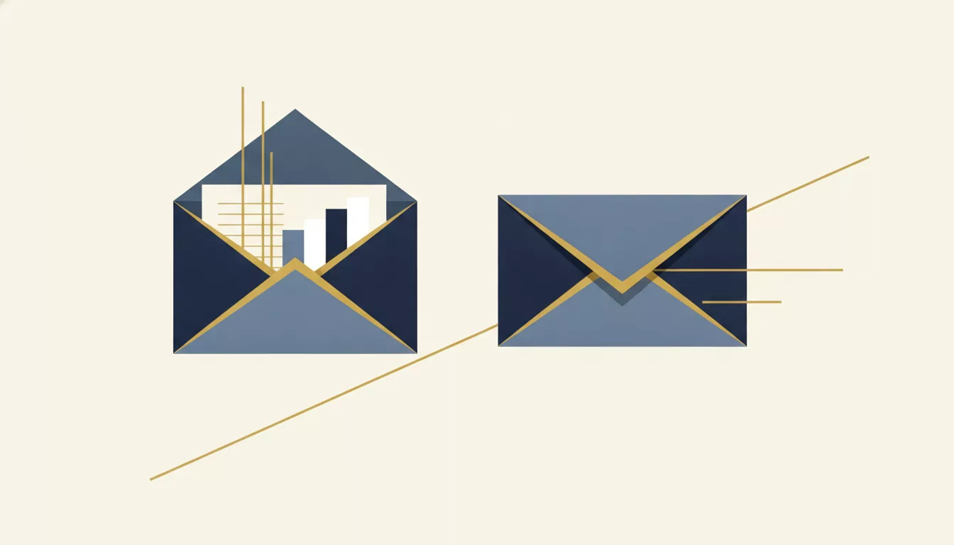 Illustration de deux enveloppes financières comparées côte à côte